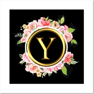 Letter Y Shirt Alphabet Letter Y Different Colors Posters and Art